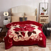 Eider Plush Fleece Knit Blanket - 150 x 200cm / Purple