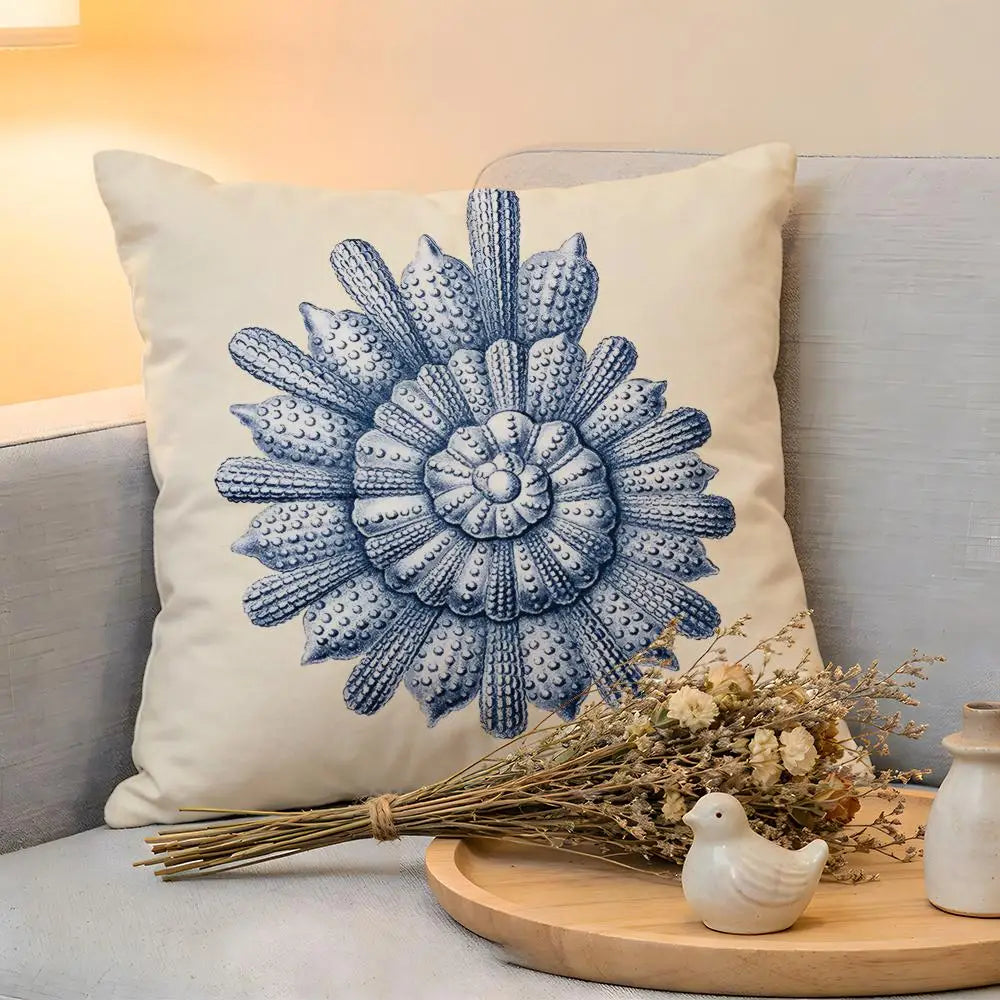 Ferrara Chenille Jacquard Cushion Cover - 40 x 40cm Cover Only / Meribel Auburn