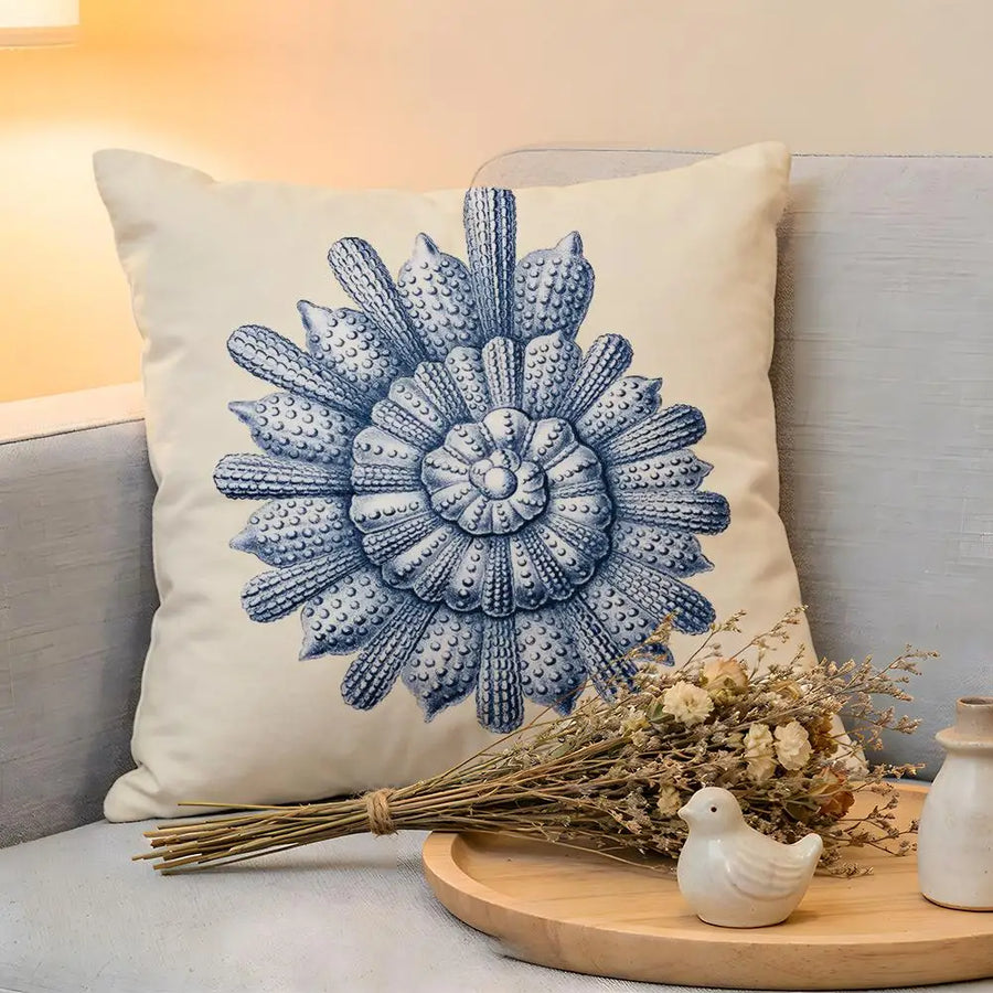 Ferrara Chenille Jacquard Cushion Cover - 40 x 40cm Cover Only / Meribel Auburn