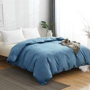 Finch 500TC Cotton Duvet Cover Set - UK Double / Deep Blue