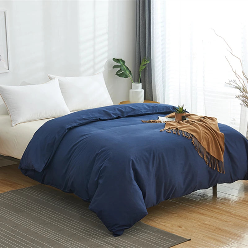 Finch 500TC Cotton Duvet Cover Set - UK Double / Yellow