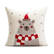 Florence Velvet Embroidered Cushion Cover - 45 x 45cm Cover Only / Laurel Pavilion