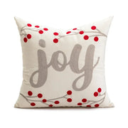 Florence Velvet Embroidered Cushion Cover - 45 x 45cm Cover Only / Lucerne Luxe