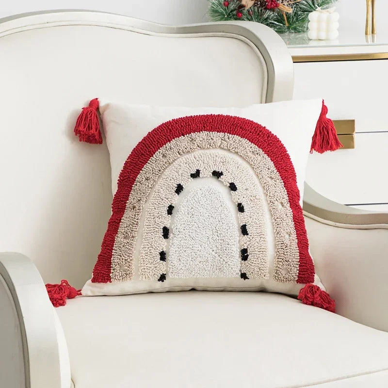 Florence Velvet Embroidered Cushion Cover - 45 x 45cm Cover Only / Verona Ciel
