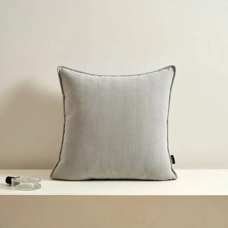 Florin Chenille Jacquard Cushion Cover - 30 x 50cm Cover Only / Kensington Auburn