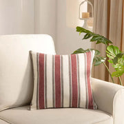 Hampton Soft-Touch Ruffle Cushion Cover - 40 x 40cm Cover Only / Red