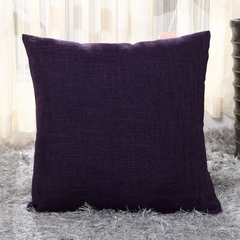 Harbour Soft-Touch Cushion Cover - 45 x 45cm Cover Only / Rose Red
