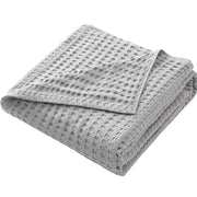 Hearth Cotton Waffle Throw - 100 x 150cm / Pink