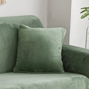 Holm Plush Cushion Cover - 45 x 45cm Cover Only / Light Green