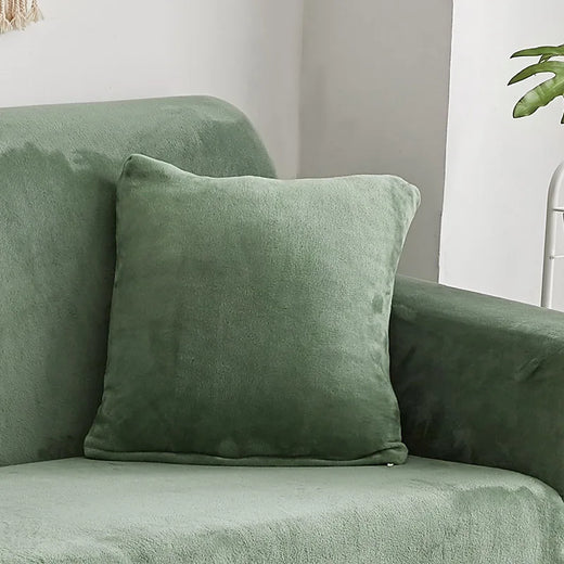 Holm Plush Cushion Cover - 45 x 45cm Cover Only / Meribel 2