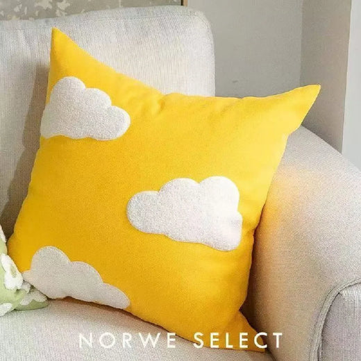 Holm Plush Tufted Cushion Cover - 45 x 45cm Cover Only / Red