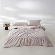 Huxley 800TC Egyptian Cotton Knit Duvet Cover Set - UK Single / Light Green