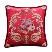 Juniper Botanical Chenille Cushion Cover - 48 x 48cm Cover Only / Roselle Aster