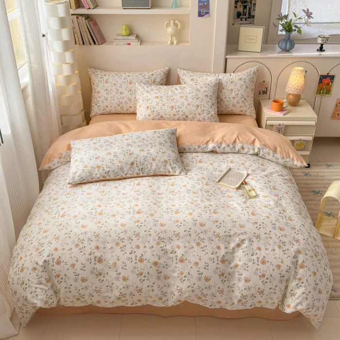 Kendal 500TC Cotton Duvet Cover Set - UK Single / Opaline