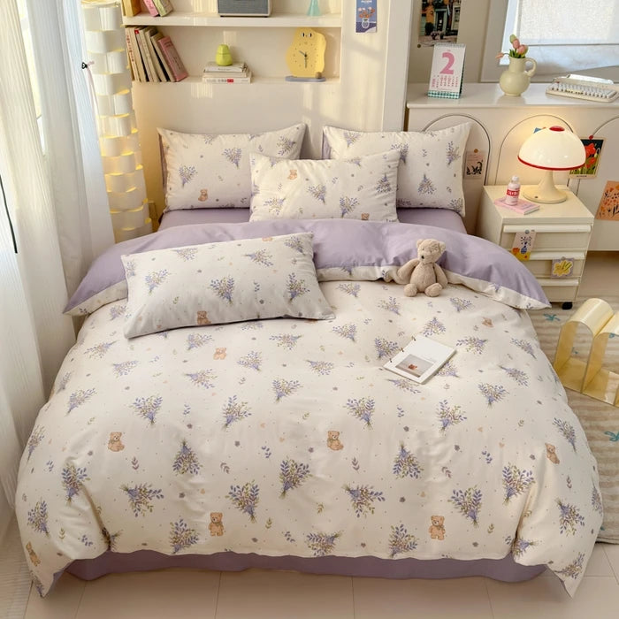 Kendal 500TC Cotton Duvet Cover Set - UK Single / Valette Orsay