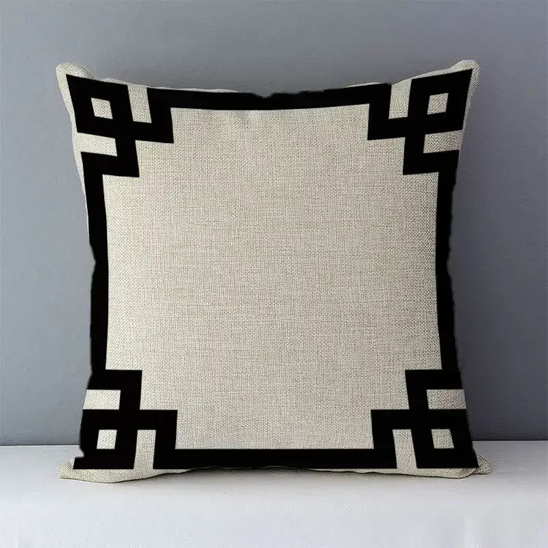 Kensington Soft-Touch Geometric Cushion Cover - 30 x 50cm Cover Only / Arcade Westbourne