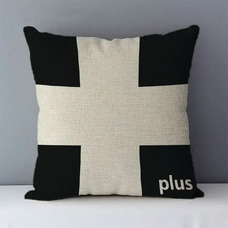 Kensington Soft-Touch Geometric Cushion Cover - 30 x 50cm Cover Only / Ashby Eden