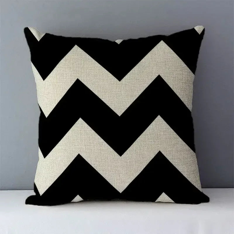 Kensington Soft-Touch Geometric Cushion Cover - 30 x 50cm Cover Only / Claridge Maison