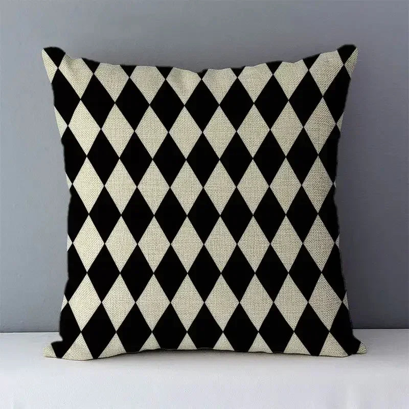 Kensington Soft-Touch Geometric Cushion Cover - 30 x 50cm Cover Only / Florin Orsay