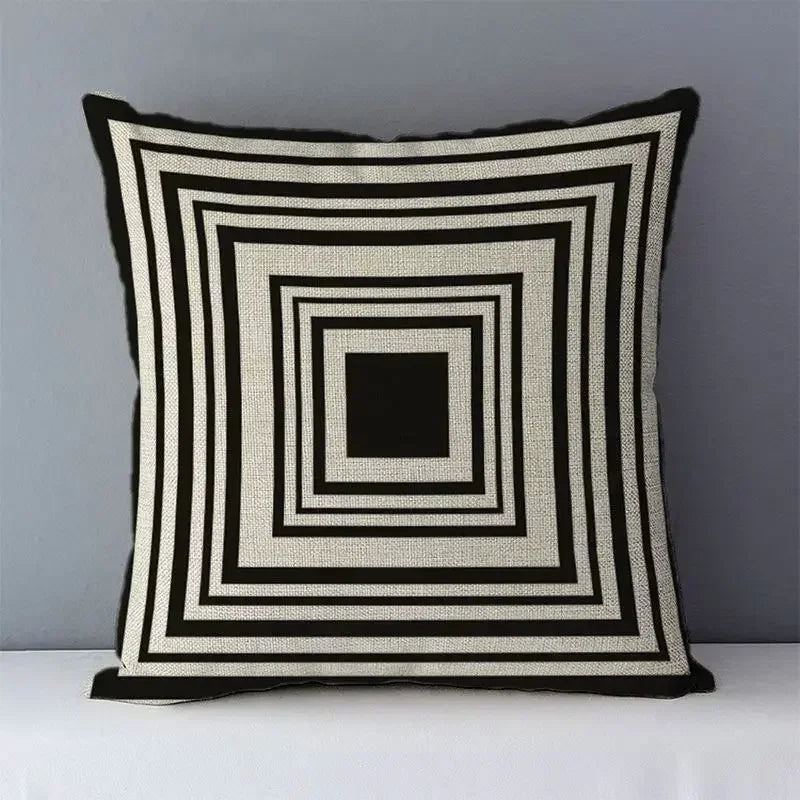 Kensington Soft-Touch Geometric Cushion Cover - 30 x 50cm Cover Only / Harlow Somerset