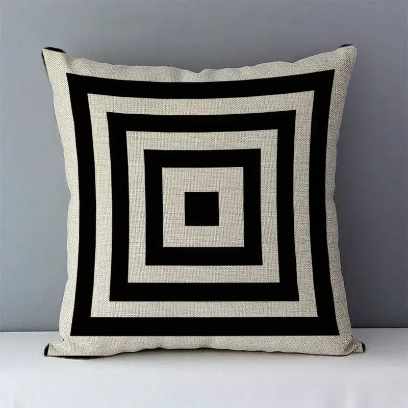 Kensington Soft-Touch Geometric Cushion Cover - 30 x 50cm Cover Only / Windsor Eden