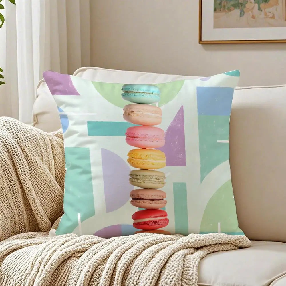 Laduree Art Cushion Cover - 40 x 40cm Cover Only / Silver