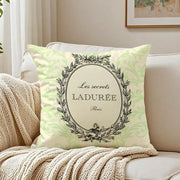 Laduree Art Cushion Cover - 40 x 40cm Cover Only / Sky Blue