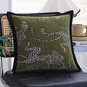 Lombard Chenille Jacquard Cushion Cover - 45 x 45cm Cover Only / Meribel Maison