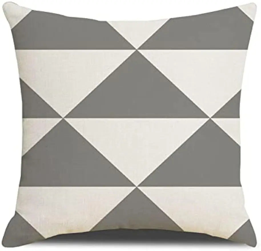 Loom Soft-Touch Geometric Cushion Cover - 40 x 40cm Cover Only / Kendal Loom