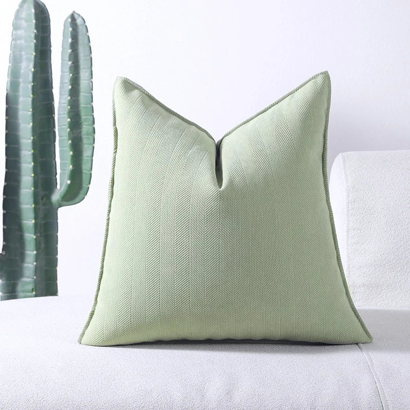 Magnolia Chenille Jacquard Cushion Cover - 30 x 50cm / Huxley Rive