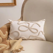 Mantua Chenille Jacquard Cushion Cover - 45 x 45cm Cover Only / Monolith Eden