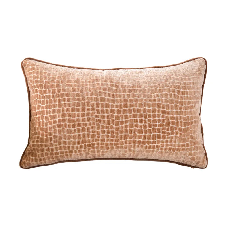 Mantua Chenille Jacquard Cushion Cover - Ashby Ciel