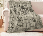 Marauders Map Decorative Throw - 130 x 150cm / Florin 2