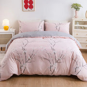 Marigold Microfibre Botanical Duvet Cover Set - UK Single / Ravenna Eden