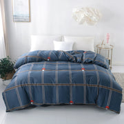 Marlow 500TC Cotton Geometric Duvet Cover Set - UK Double / Brocade Cavendish