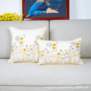 Meadow Chenille Botanical Cushion Cover - 30 x 50cm Cover Only / Primrose Luxe