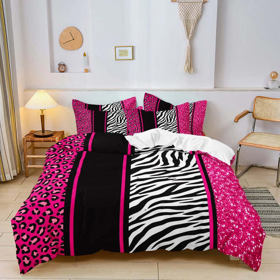 Meridian Microfibre Stripe Duvet Cover Set - UK Single / Marigold / set