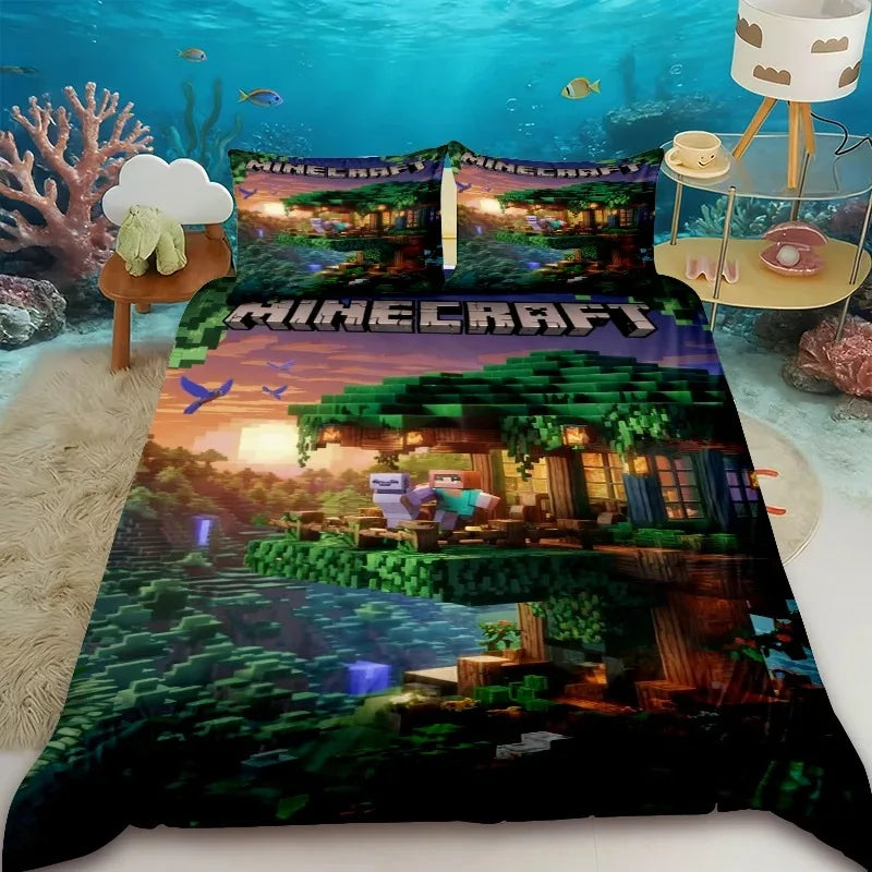 Minecraft Duvet Cover Set - UK Single / Bellora Belle