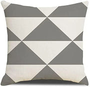 Monolith Soft-Touch Geometric Cushion Cover - 40 x 40cm Cover Only / Meribel Belle