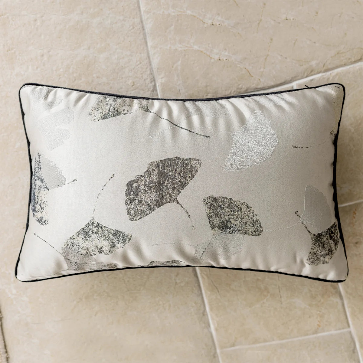 Monza Chenille Jacquard Cushion Cover - 30 x 50cm Cover Only / Aveline Ciel