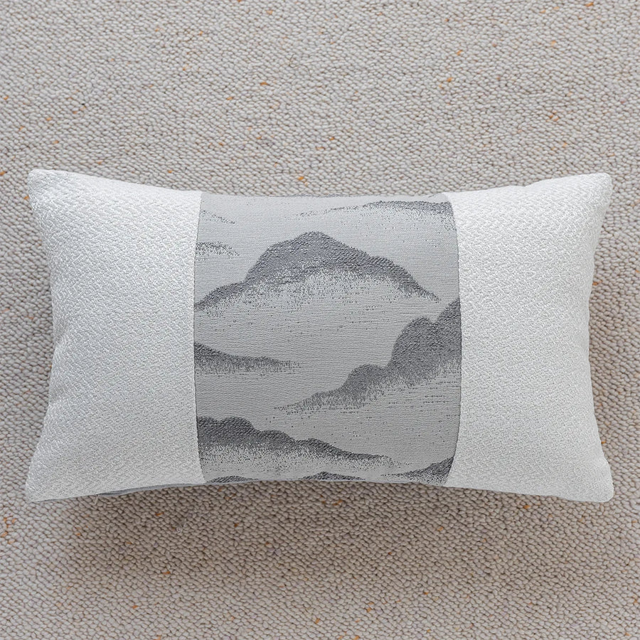 Monza Chenille Jacquard Cushion Cover - 30 x 50cm Cover Only / Henley Luxe