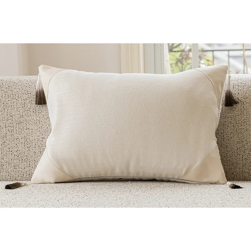 Monza Chenille Jacquard Cushion Cover - 30 x 50cm Cover Only / Ravenna Somerset