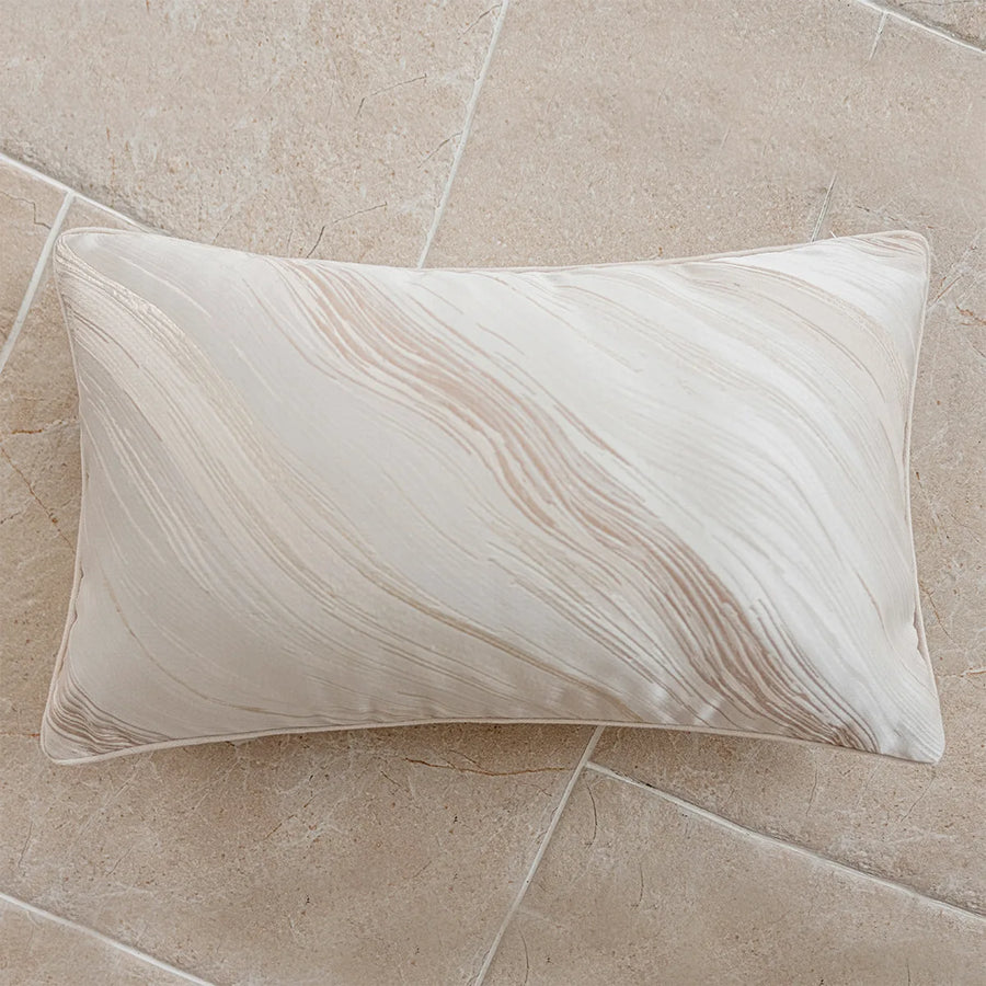 Monza Chenille Jacquard Cushion Cover - 30 x 50cm Cover Only / Wisteria Pavilion