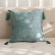 Monza Chenille Jacquard Cushion Cover - 45 x 45cm Cover Only / Atrium Aster