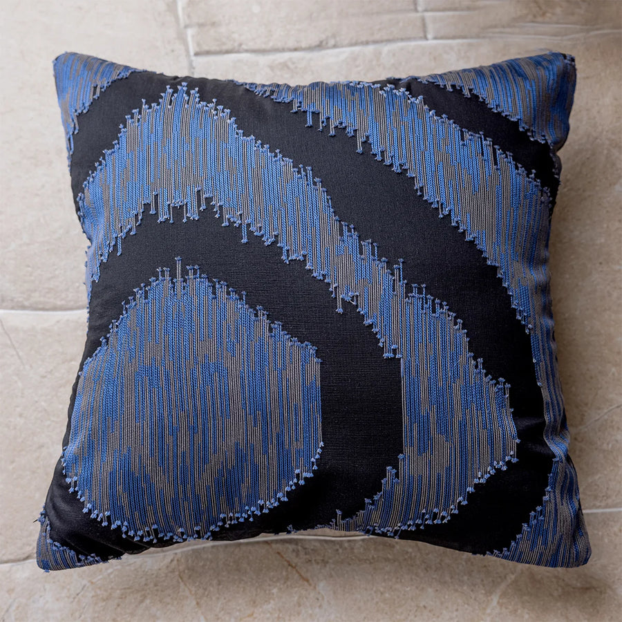Monza Chenille Jacquard Cushion Cover - 45 x 45cm Cover Only / Atrium Belle