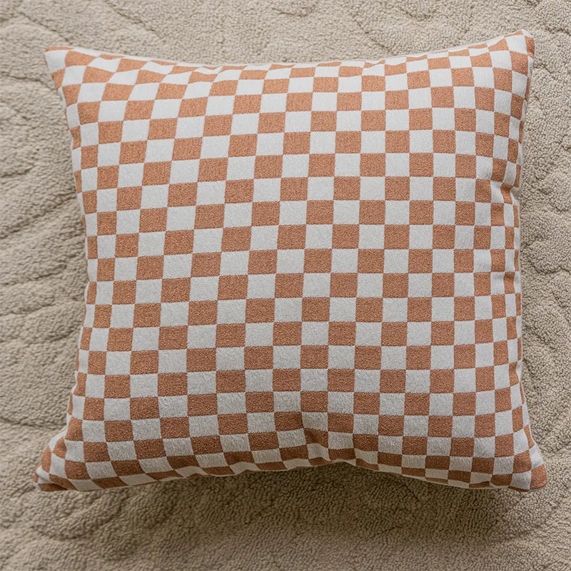 Monza Chenille Jacquard Cushion Cover - 45 x 45cm Cover Only / Celeste Ciel