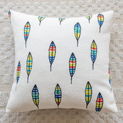 Monza Chenille Jacquard Cushion Cover - 45 x 45cm Cover Only / Marceau Aster