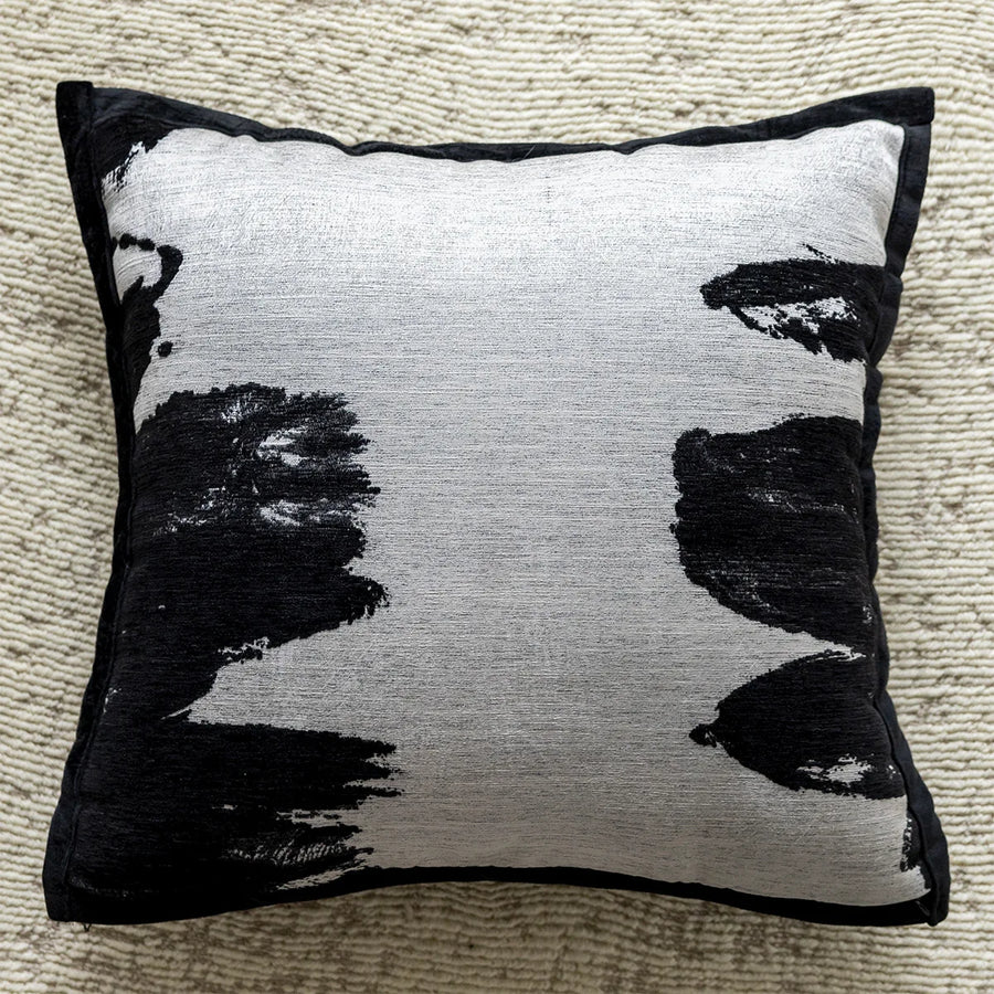 Monza Chenille Jacquard Cushion Cover - 45 x 45cm Cover Only / Mariner Orsay