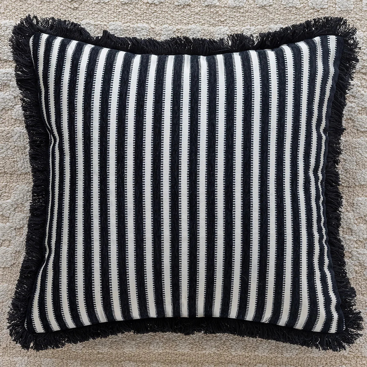 Monza Chenille Jacquard Cushion Cover - 45 x 45cm Cover Only / Mariner Somerset