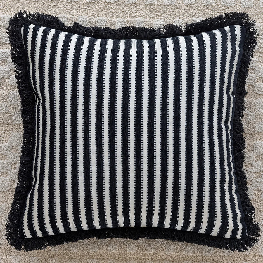 Monza Chenille Jacquard Cushion Cover - 45 x 45cm Cover Only / Mariner Westbourne